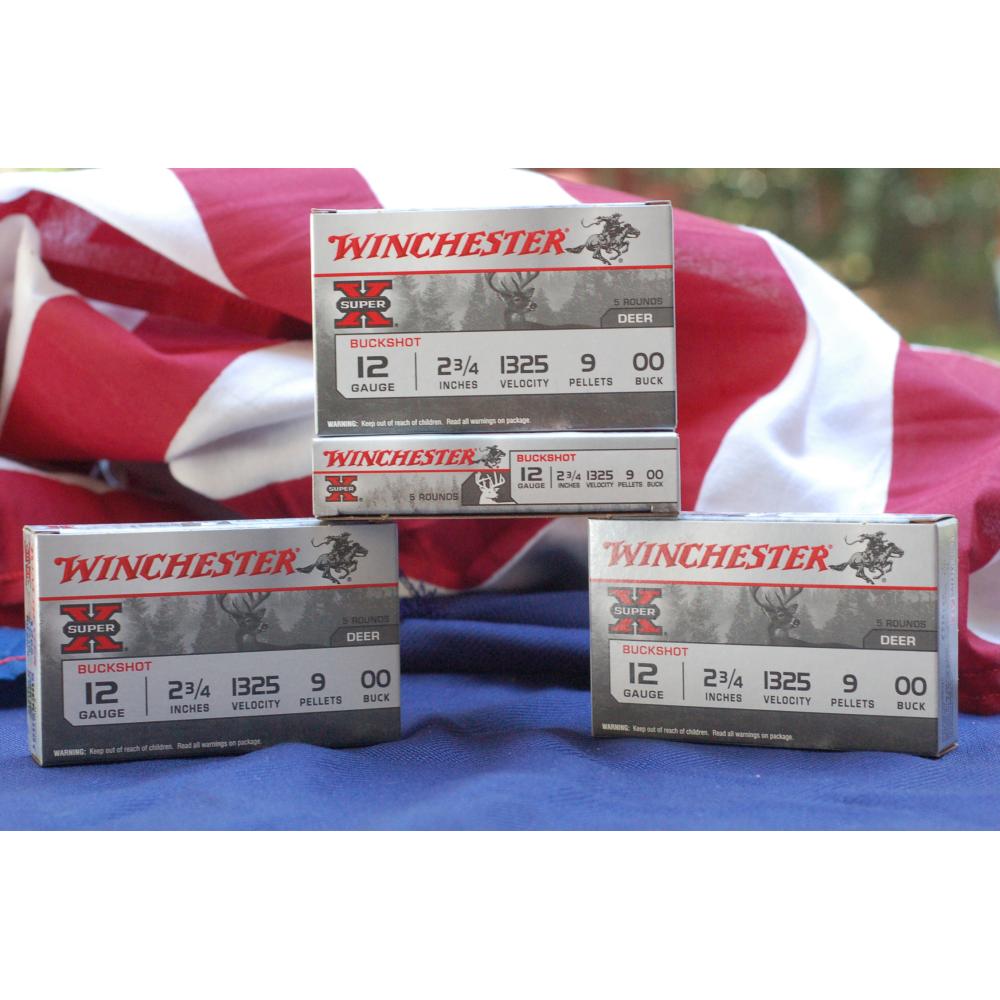12 GA 2-3/4" SUPER-X BUCKSHOT 00 12 GA 2-3/4" SUPER-X BUCKSHOT 00