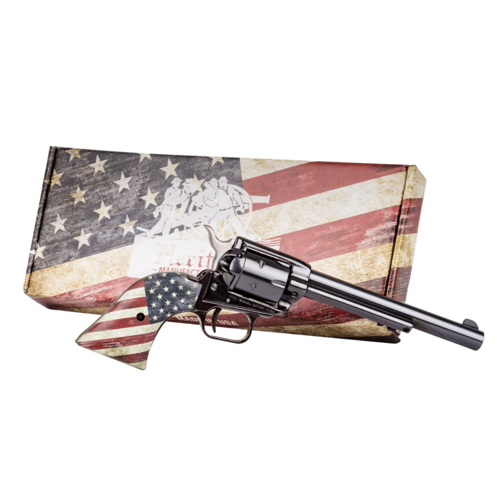 22LR Blue/US Flag Grip 6.5" FS COCOBOLO GRIP