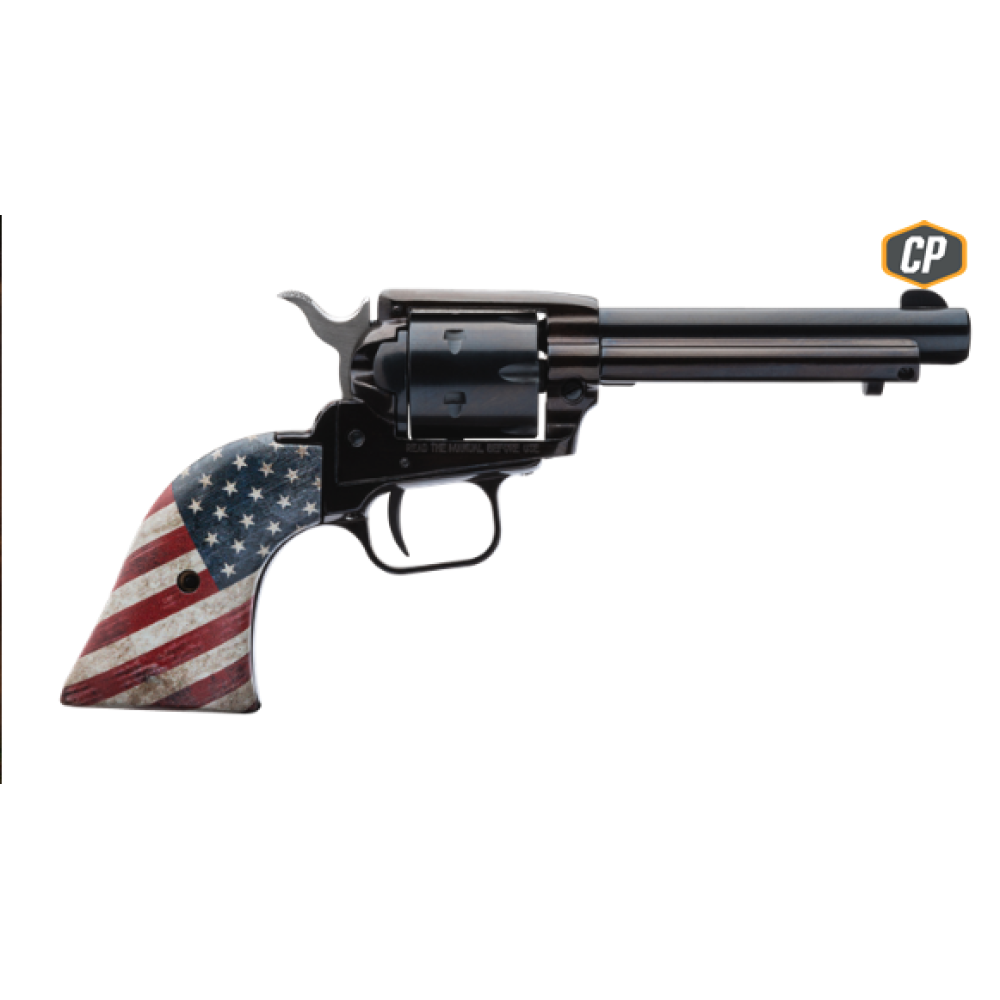 Heritage 22LR Blue/US Flag GRP 4.75"