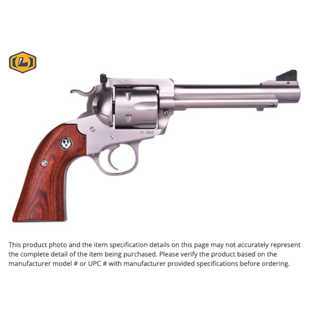 Ruger Bisley Flattop 44SPC 5.5" SS Wood Grip/ADJ Sights