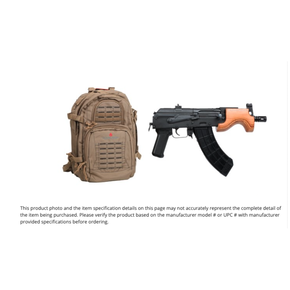 Micro Draco 7,62X39 Tan PKG Tan AWS Backpack 4-30RD Mags Micro Draco 7,62X39 Tan PKG Tan AWS Backpack 4-30RD Mags