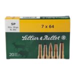 Sellier & Bellot SB22250B Rifle  22-250Rem 55gr Soft Point 20 Per Box/25 Case