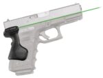 Crimson Trace 0167501 LG-639G Green Lasergrips  Black Glock Gen 3/4/5 Compact