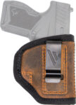 Versacarry RA2111 Ranger  IWB Size 01 Brown Polymer Leather Belt Clip