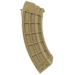 US Palm MA693A Standard  30rd 7.62x39mm Fits AK-47 Flat Dark Earth Polymer w/Stainless Steel Latch
