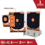 EZ-Aim 15548 Splash Reactive Trainer Kit Self-Adhesive Paper Black/Orange 14x22 Oval