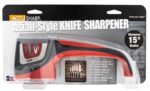 AccuSharp 052C Asian-Style Sharpener Fine Diamond, Ceramic Sharpener Red