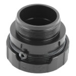 SilencerCo AC2632 ASR Alpha Mount Adapter For Omega 9K/Nano ASR/Harvester 300 Black Steel