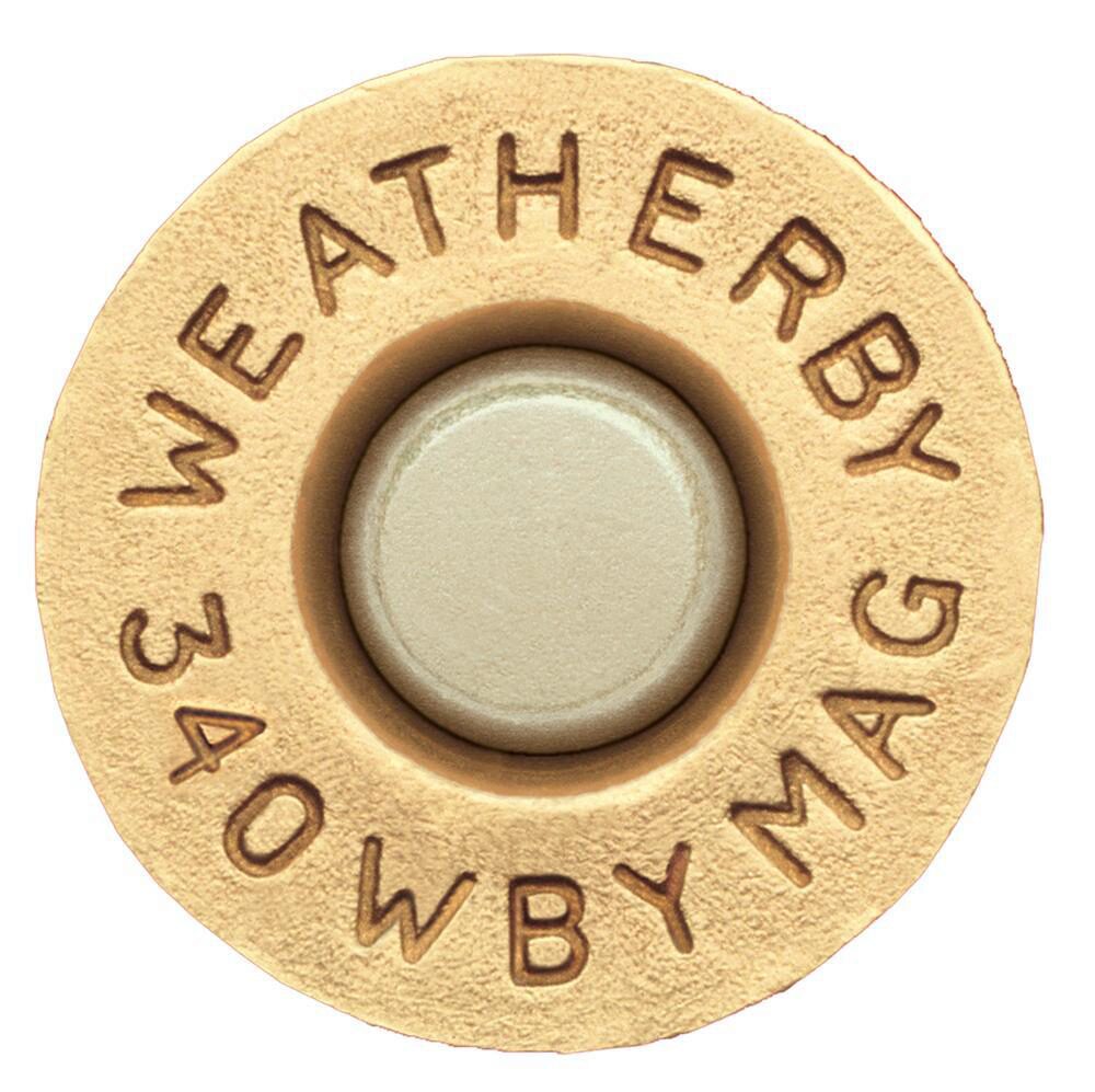Weatherby BRASS340 Unprimed Cases 340WthbyMag Rifle Brass 20/Box Weatherby BRASS340 Unprimed Cases 340WthbyMag Rifle Brass 20/Box