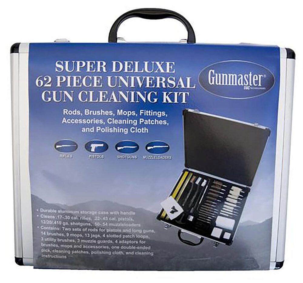 DAC 38296 Super Deluxe Universal Gun Cleaning Kit Multi-Caliber/62 Pieces Silver DAC 38296 Super Deluxe Universal Gun Cleaning Kit Multi-Caliber/62 Pieces Silver