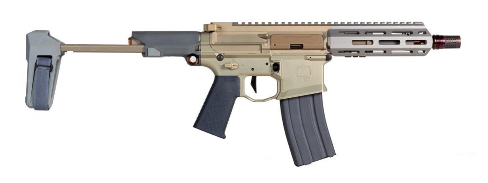 Q HB300BLK7PISTOL   HONEYBADGER 300BO 7IN  W/BRACE