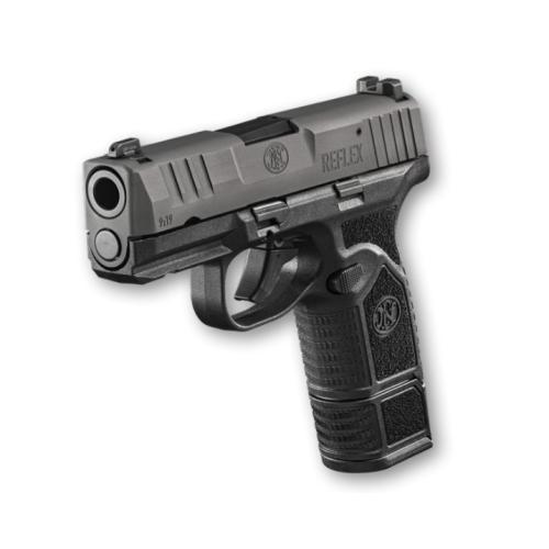 FN USA Reflex Handgun 9mm Luger 11rd & 15rd Magazines (2) 3.3" Barrel Black Night Sights NMS