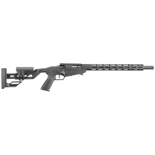 Ruger Precision, .22 LR, 18" Threaded Barrel, Black, Free Float Magpul M-LOK Handguard, 10-rd