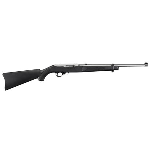 Ruger 10/22 Takedown, .22LR, 18.5" Barrel, Adjustable Sights, Stainless, Black Synthetic, w/Case