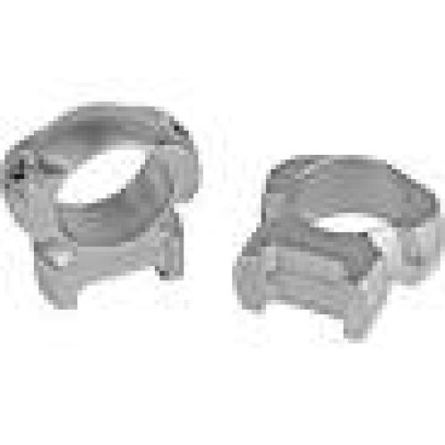 Weaver Grand Slam Steel Rings 1" Med Silver