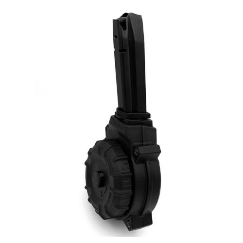 Pro Mag Drum Magazine, 9mm, Springfield XD, Black, Polymer, 50-rd