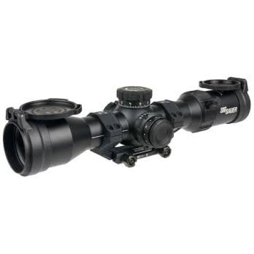 SIG SAUER Tango MSR 2-12x40mm Rifle Scope, 34mm Tube, First Focal Plane, .25 MOA, Illuminated Milling 2.0 Reticle