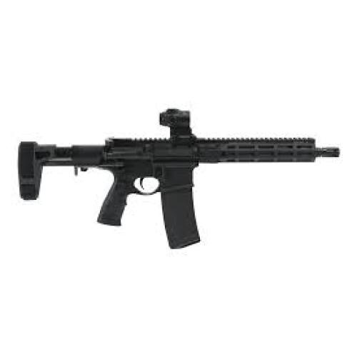 Daniel Defense, DDM4, Semi-automatic, AR Pistol, 5.56 NATO, 10.3" Cold Hammer Forged Barrel, Threaded 1/2X28, Anodized Finish, Black, Daniel Defense Pistol Grip, Maxim PDW Brace, DD4 Flat Front 9.5" Rail, 30 Rounds, Includes Primary Arms Cyclops