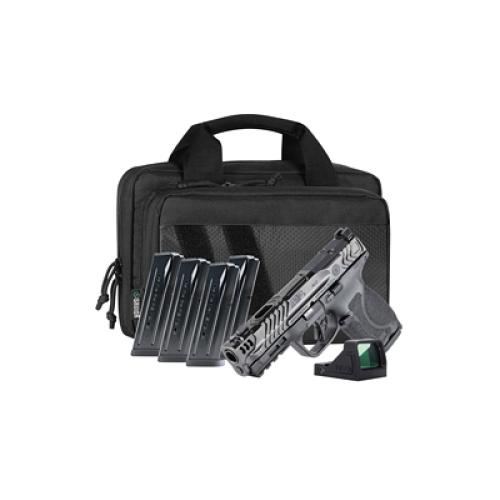 Smith & Wesson Performance Center M&P Compact Carry Comp, 4.2 Ported Barrel, Armonite Finish, Gray, Tritium Front Night Sight, Viridian RFX11 Optic