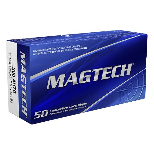 MagTech 380ACP 95gr Jacketed Hollow Point 50 Per Box