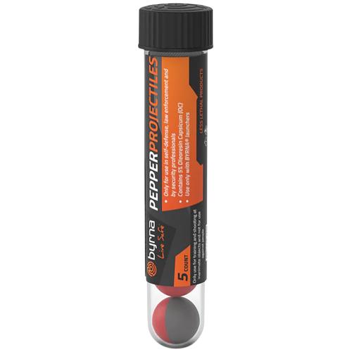 Byrna Technologies Pepper Projectiles 5ct Gray/Red