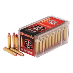 Hornady Rimfire Ammunition .22 WMR 30 gr. VMAX 2200 fps 50/ct