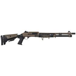 Orthos Arms Raider S4 Tactical Shotgun Flat Dark Earth - 6+1 Rounds, 18.5