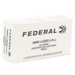 Federal Hi-Shok 9mm 115gr JHP