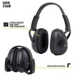 Allen ULTRX Sound Blocker Passive Earmuff 23dB Black