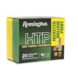Remington HTP Handgun Ammunition .40 S&W 180 gr JHP 1015 fps 20/ct