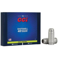 CCI Pest Control Handgun Shotshells .40 S&W 88 gr #9 shot 1250 fps 10/ct