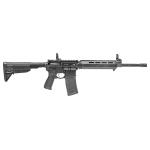 Springfield Saint AR-15, 5.56x45mm, 16" Barrel, Flip Up Sights, M-Lok, 6-Pos Stock, Black, 30-rd
