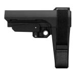 SBA3 Pistol Stabilizing Brace, AR, 5-Position Adjustable, Black