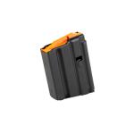 DURAMAG, Magazine, 223 Remington/5.56 NATO, 10 Rounds, Fits AR Rifles, Stainless Steel, Orange Anti-Tilt AGF Follower, Black
