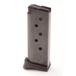 Ruger Handgun Magazine w/Extended Floorplate for LCP .380 Auto 6/rds Black