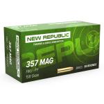 New Republic, 357mag, 158gr, 1000ct Case