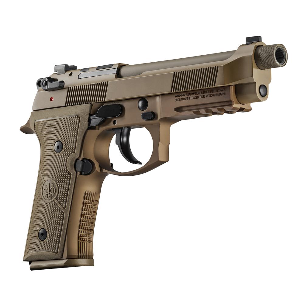 BERETTA M9A4 GR 9MM FDE 5" 15+1 TB DECOCKER ONLY | THREADED BBL 9mm