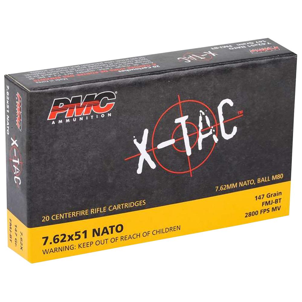 PMC X-Tac 7.62x51 147gr FMJ 500ct Case