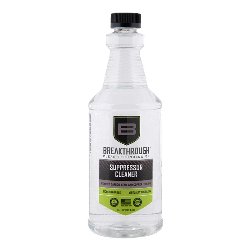 Breakthrough Clean, Suppressor Solvent Cleaner, 32oz, Clear