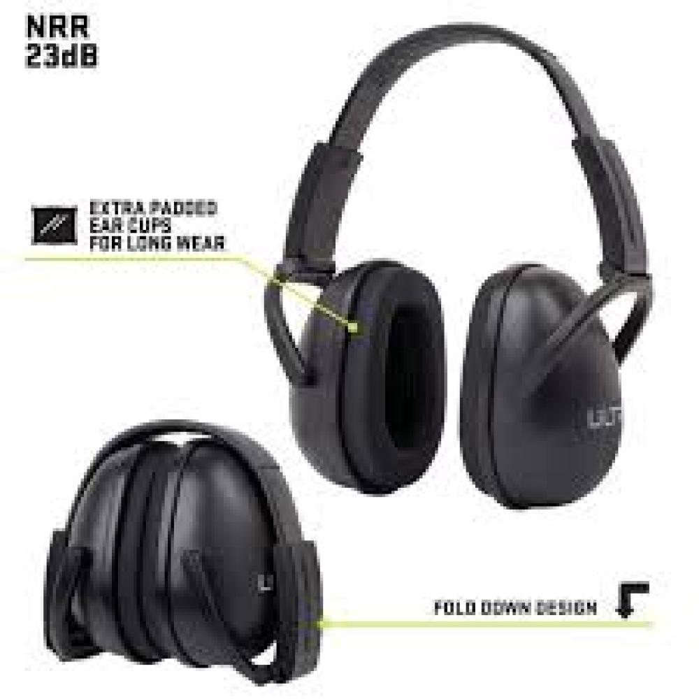 Allen ULTRX Sound Blocker Passive Earmuff 23dB Black