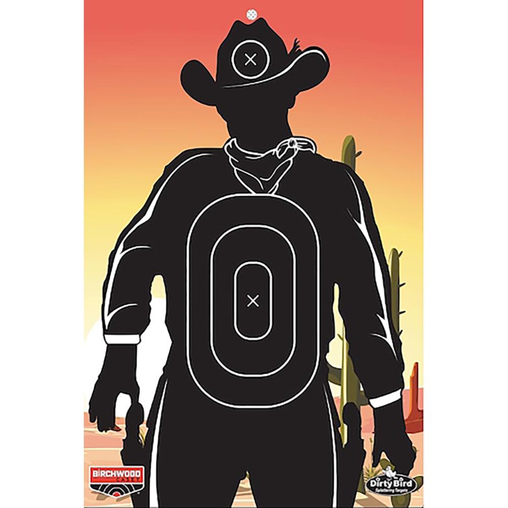 Birchwood Casey Dirty Bird "Gunslinger Skyline" Target 12"x18" 6/ct