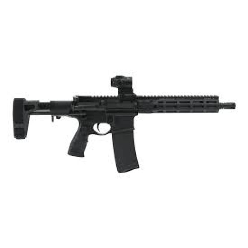 Daniel Defense, DDM4, Semi-automatic, AR Pistol, 5.56 NATO, 10.3" Cold Hammer Forged Barrel, Threaded 1/2X28, Anodized Finish, Black, Daniel Defense Pistol Grip, Maxim PDW Brace, DD4 Flat Front 9.5" Rail, 30 Rounds, Includes Primary Arms Cyclops