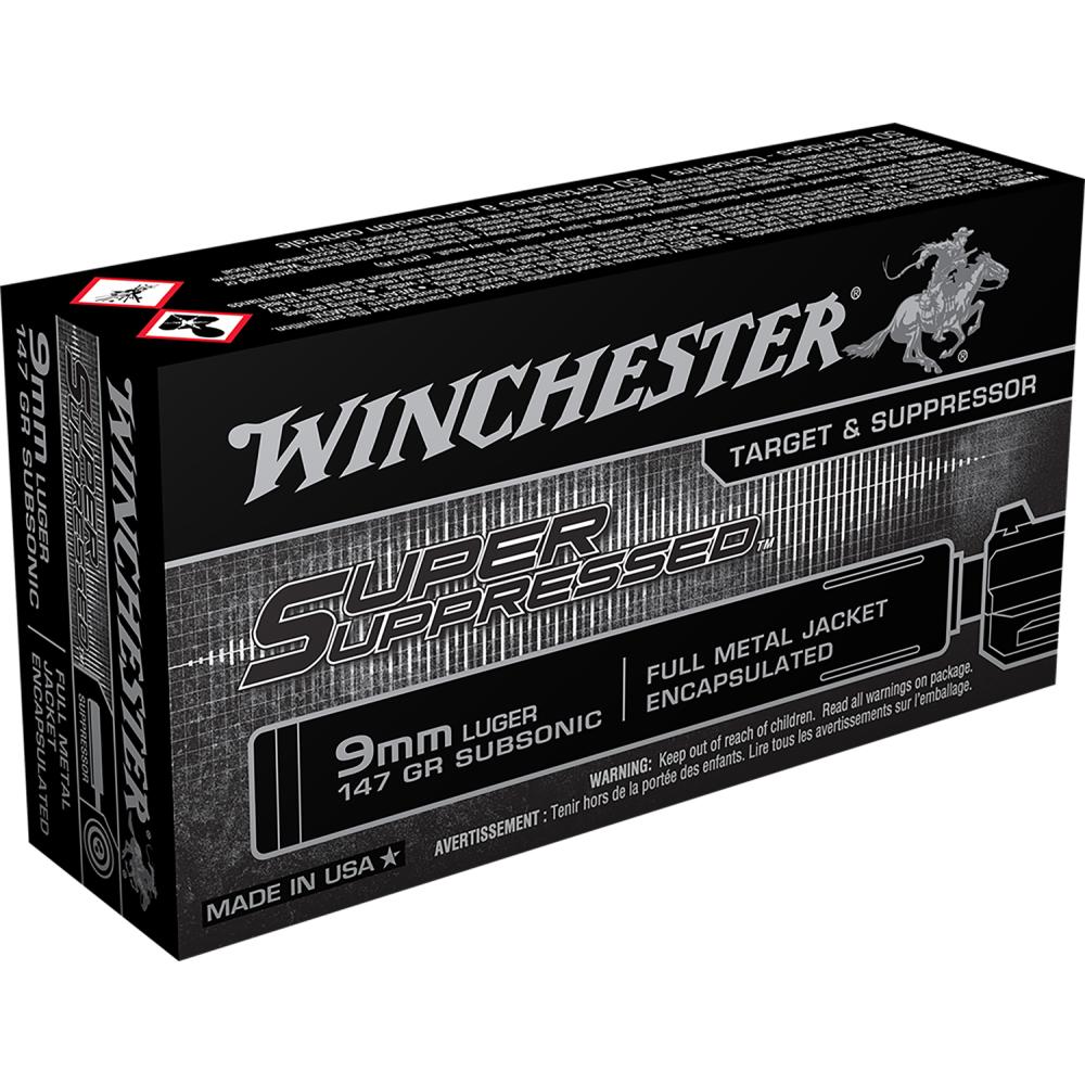 Winchester 9mm 147gr Suppressed