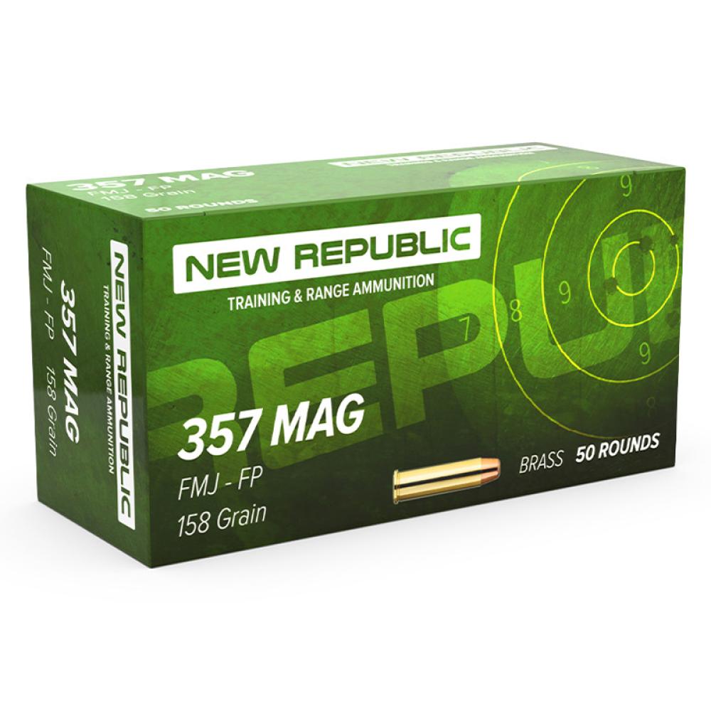 New Republic, 357mag, 158gr, 1000ct Case