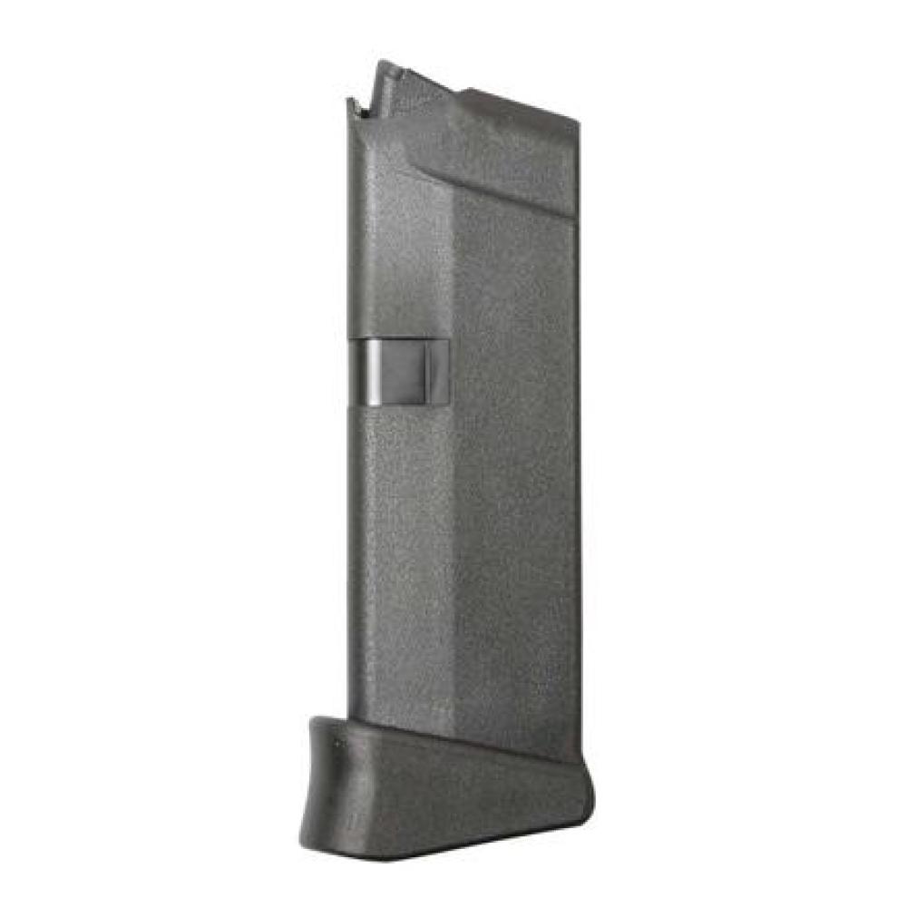 Glock Factory Original Glock 42 Magazine w/Extension Glock 42 .380 ACP Black Polymer 6/rd