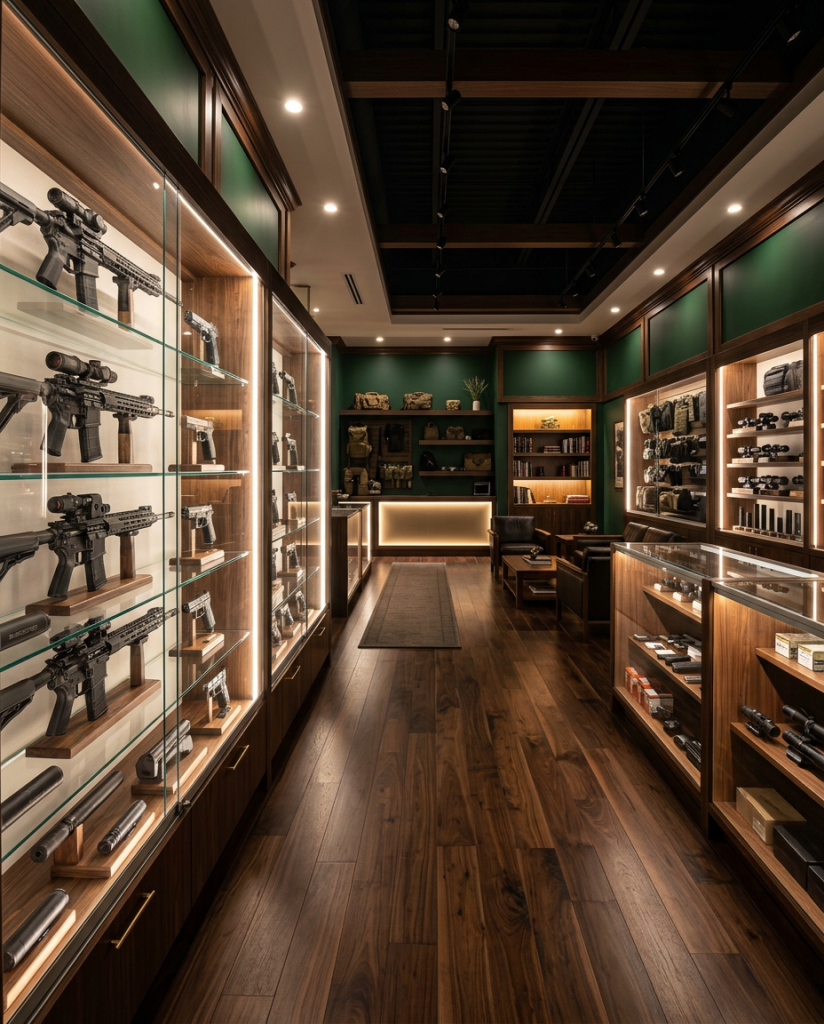 Texas Guns Inc. boutique firearms showroom