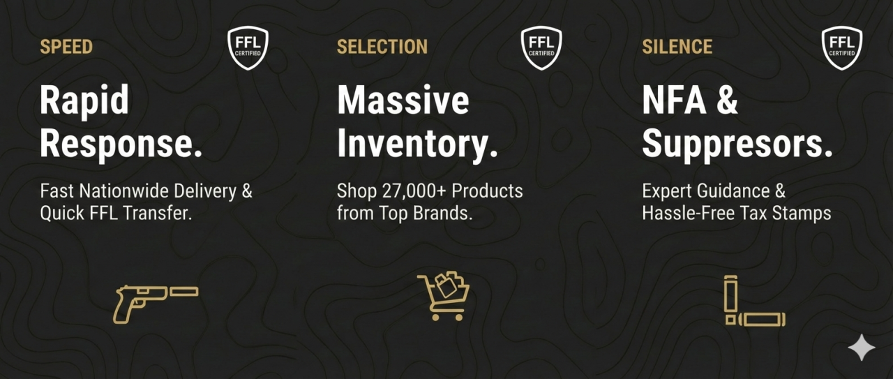 Nationwide Elite: Shop the Best-Selling Firearms & Tactical Gear