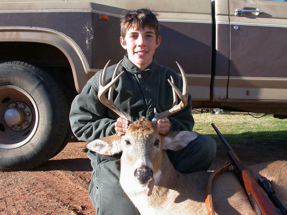 Childhood hunting photo