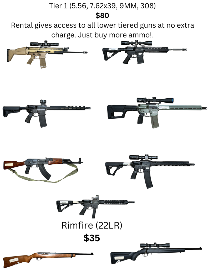 rental rifles