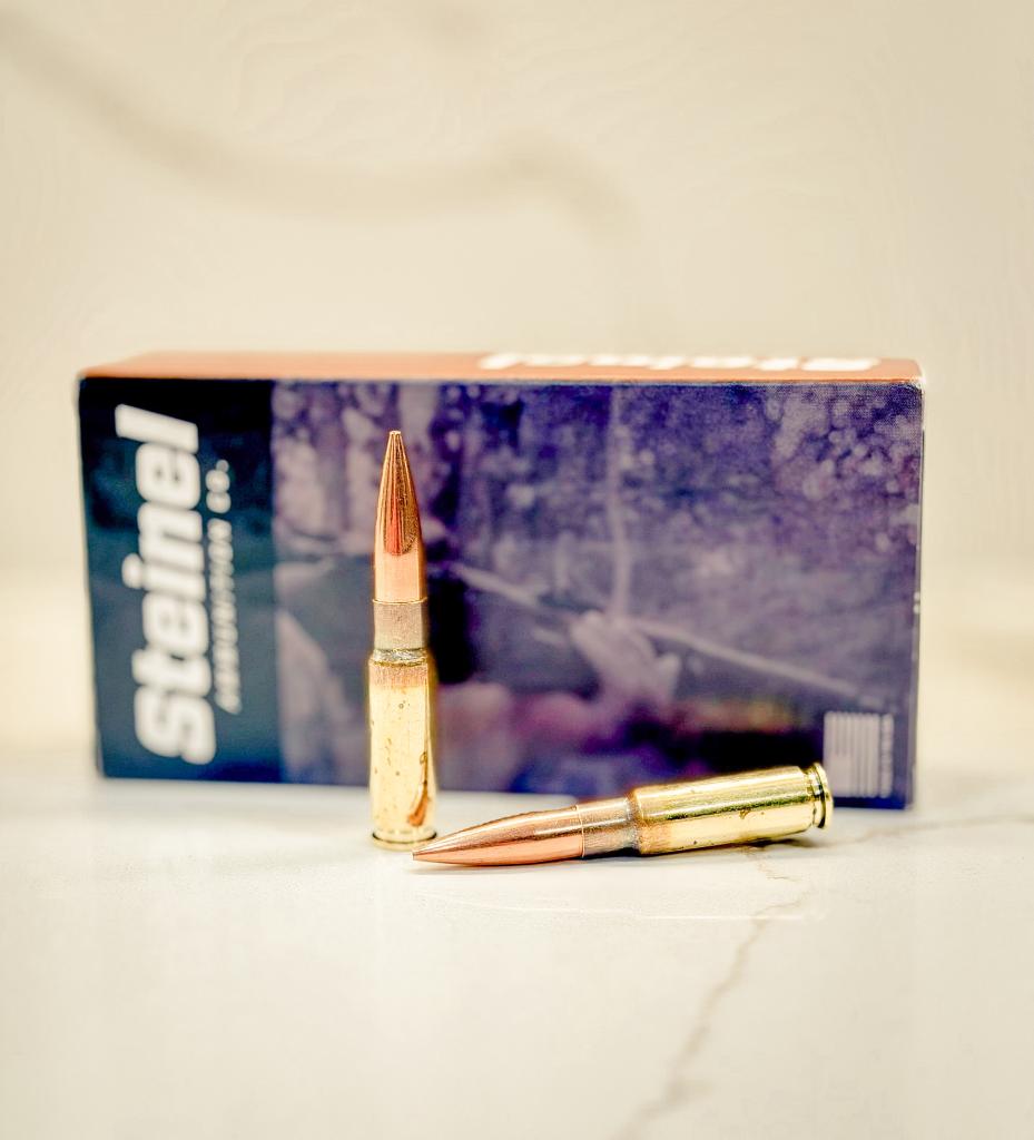 Centerfire hunting rifle ammunition